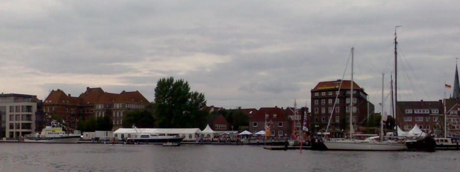Die Emder Hafenmeile am Delft. [Foto : TW]